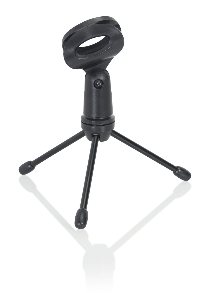 GATOR GFW-MIC-0250 Desktop collapsible "mini tripod" stand for wired mics. Great for podcasting.