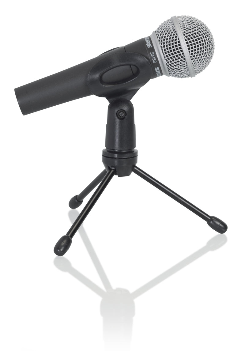 GATOR GFW-MIC-0250 Desktop collapsible "mini tripod" stand for wired mics. Great for podcasting.