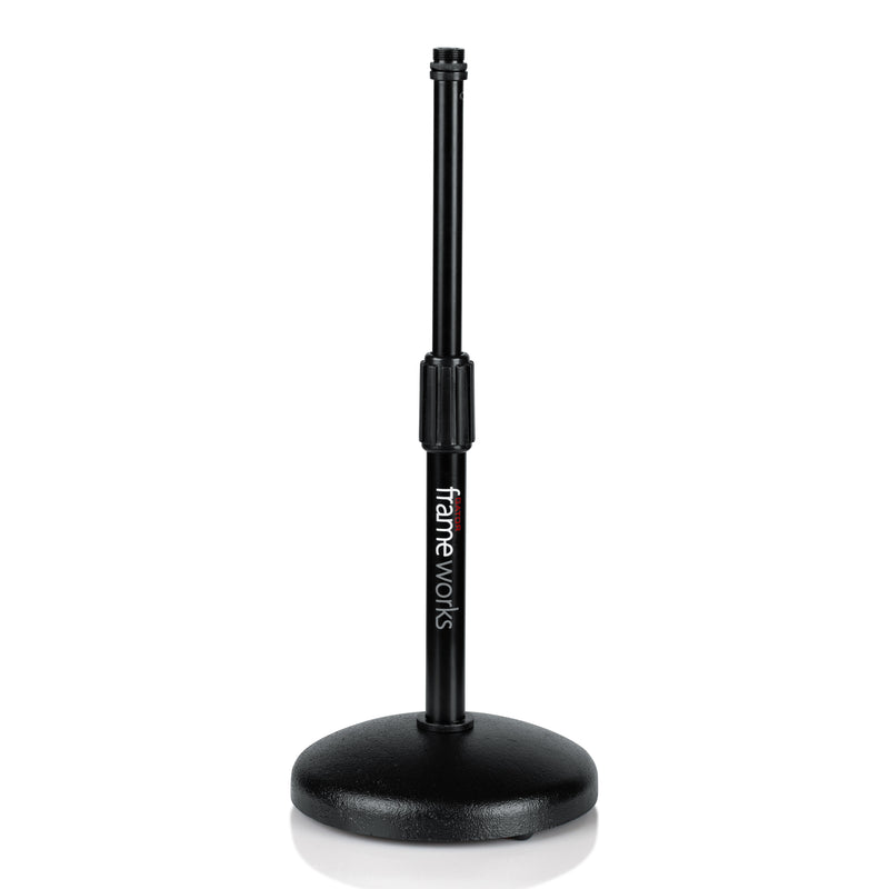 GATOR GFW-MIC-0501 Round Base Desktop Mic Stand - Round Base Desktop Mic Stand