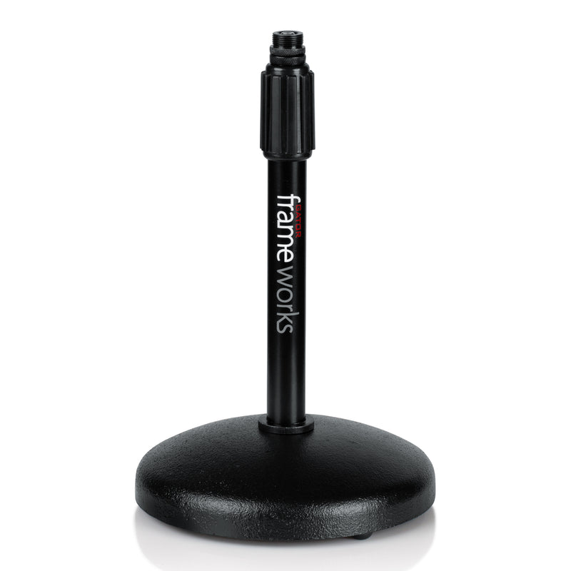 GATOR GFW-MIC-0501 Round Base Desktop Mic Stand - Round Base Desktop Mic Stand