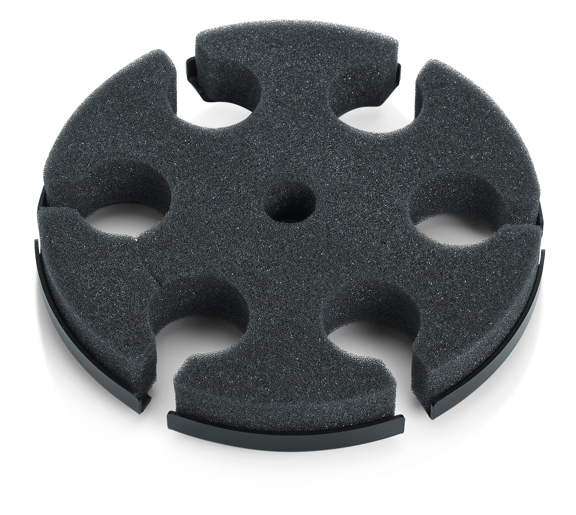 GATOR GFW-MIC-6TRAY Tray to hold 6 mics on top of a mic stand.- Multi Microphone Tray Holds 6 Microphones