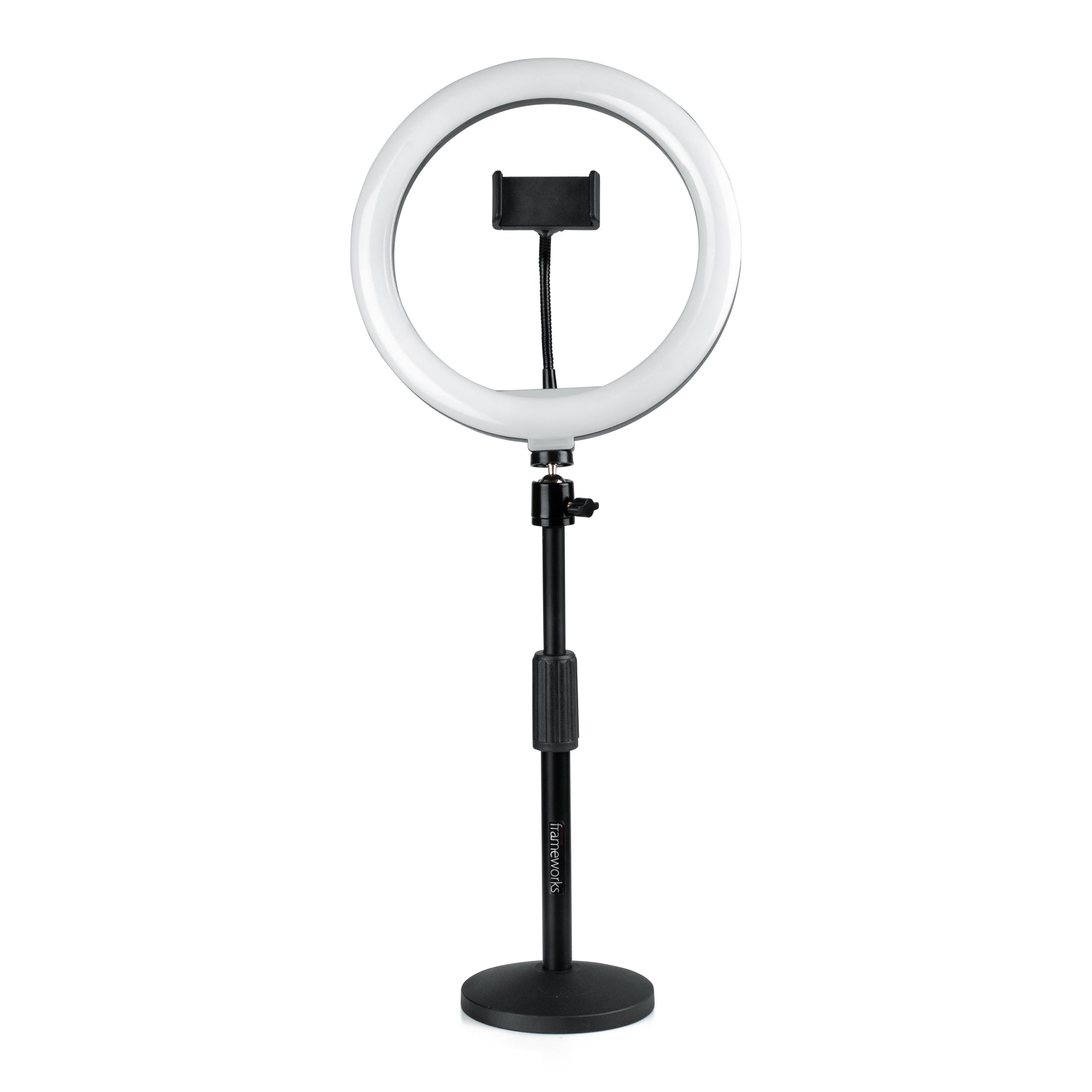 GATOR GFW-RINGLIGHTSET Set of Two Stands, Two Ring Lights and Two Phone Holders