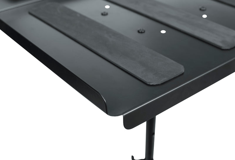 GATOR GFW-UTL-MEDIATRAY1 Compact Adjustable Media Tray with Tripod Stand - Compact Adjustable Media Tray Stand