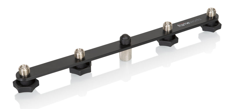 GATOR GFWMIC1TO4 Frameworks 1-to-4 Mic Mount Bar - Frameworks 1-To-4 Mic Mount Bar