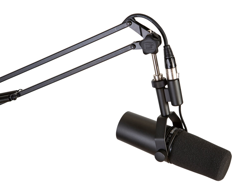 GATOR GFWMICBCBM1000 Desk mounted broadcast stand w/ boom - Desk-Mounted Broadcast/Podcast Boom Mic Stand