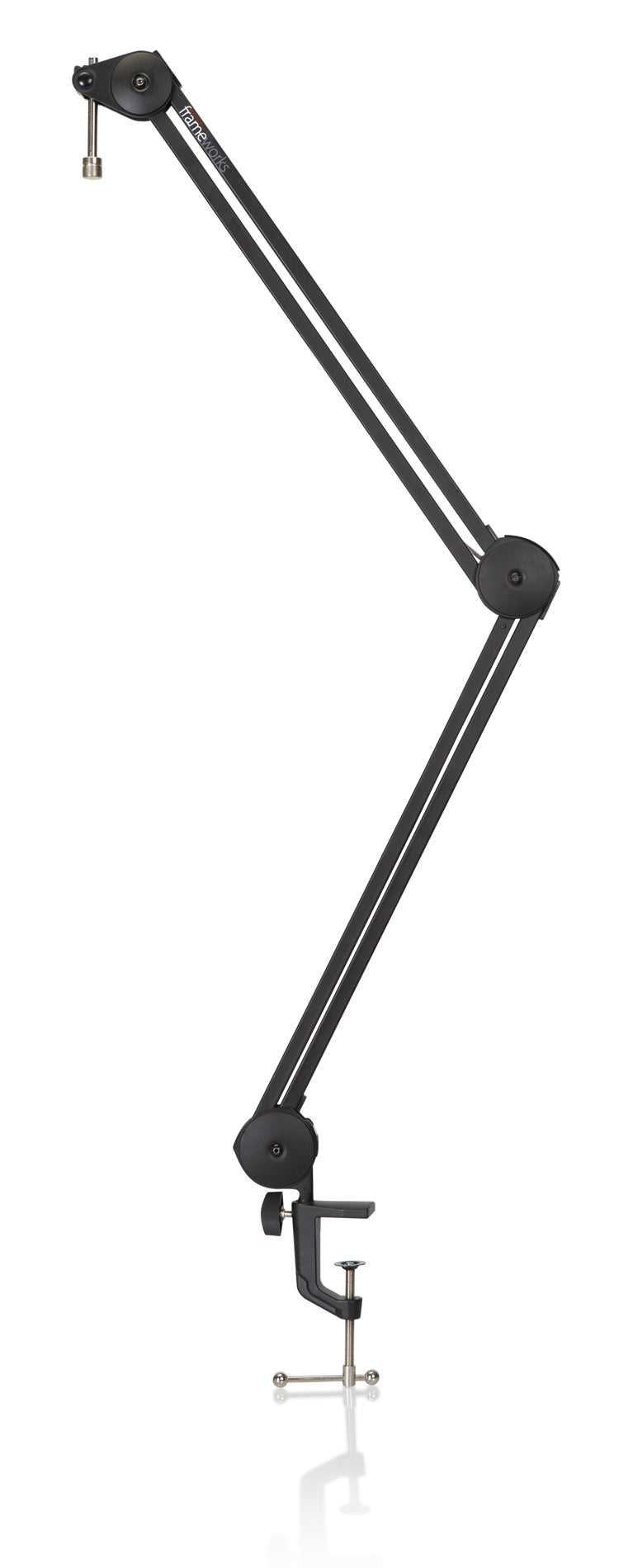 GATOR GFWMICBCBM2000 Desk mounted broadcast stand w/ boom - Frameworks Desktop Mic Boom Stand