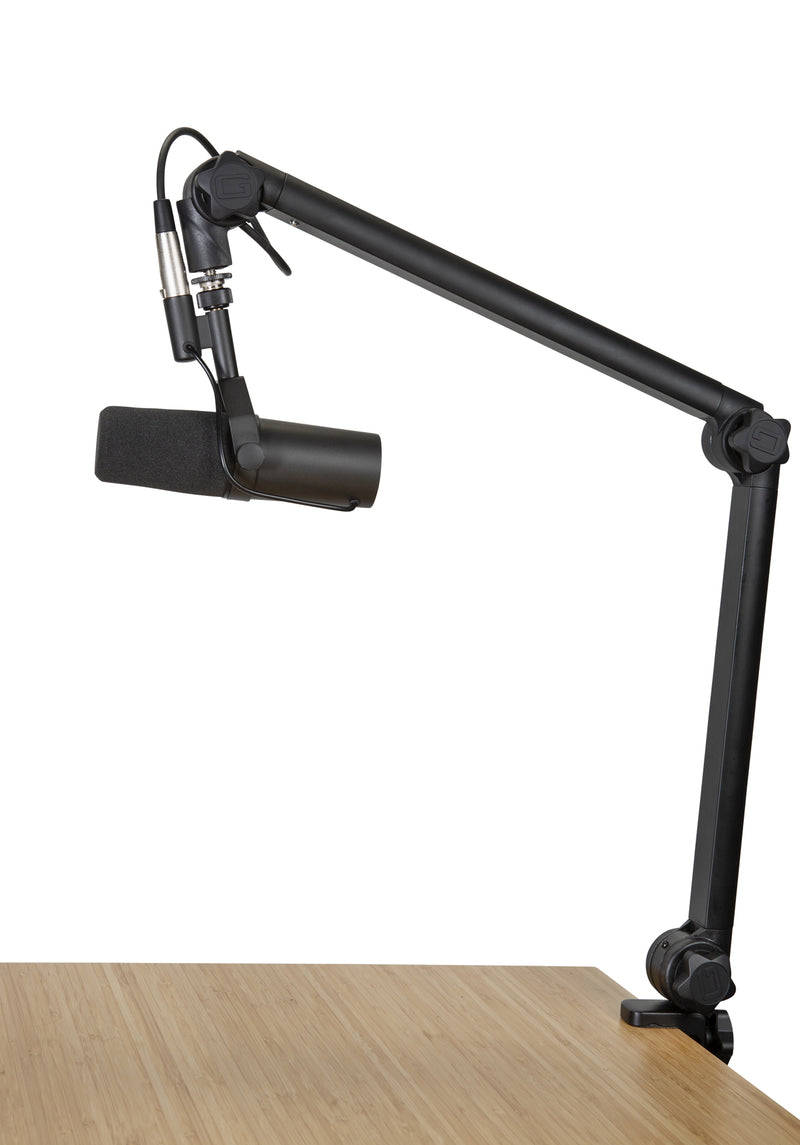 GATOR GFWMICBCBM3000 Deluxe desk mounted broadcast stand w/ boom - Deluxe Frameworks Desktop Mic Boom Stand