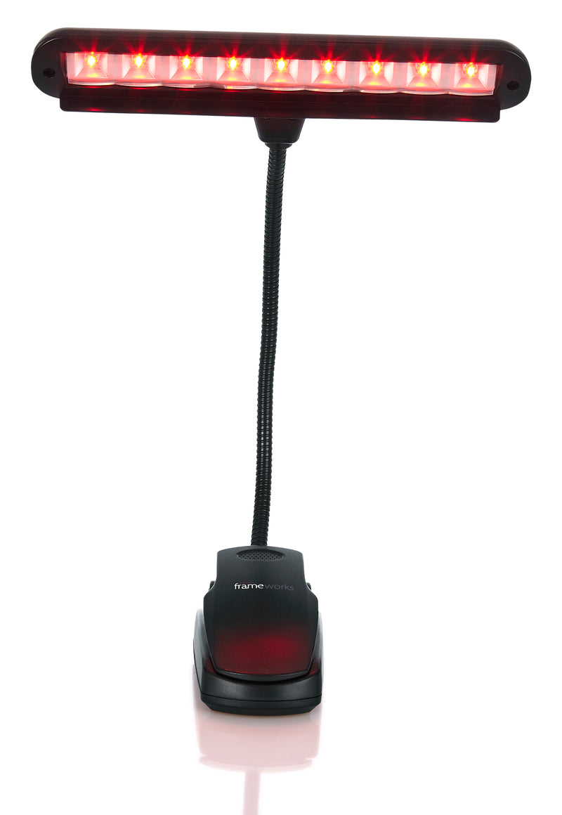 GATOR GFWMUSLEDR Frameworks Music Light - Red - Red Led Lamp For Music Stands SKU: GFWMUSLEDR