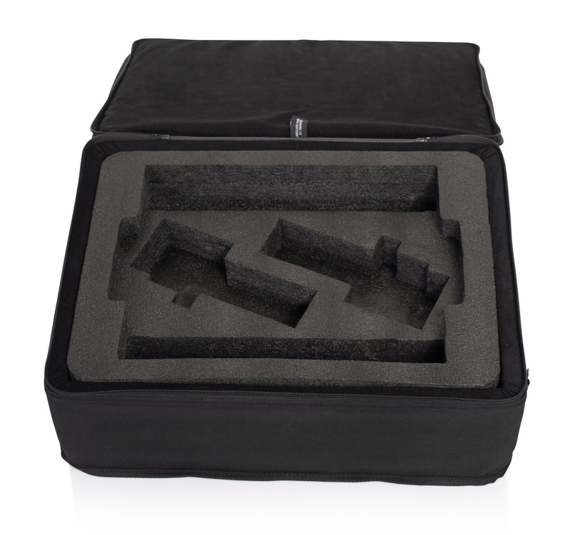 GATOR GL-RODECASTER2 Lightweight Case for Rodecaster & Two Mics - Lightweight Case For Rodecaster Pro & Two Mics
