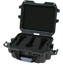 Black waterproof injection molded case