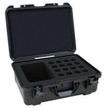 Black waterproof injection molded case