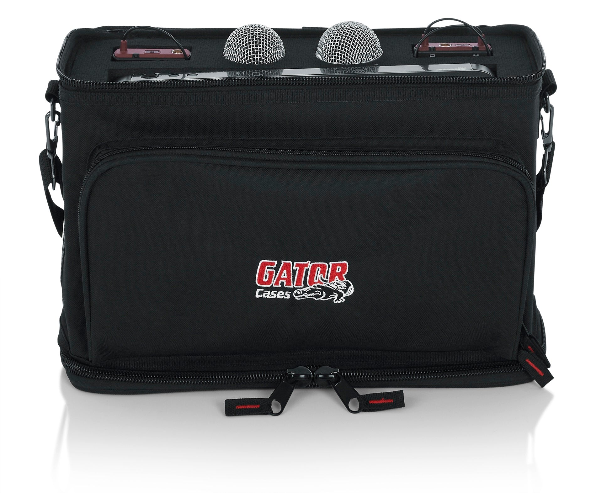 GATOR GM-DUALW GM-1W Style Bag for Shure BLX Wireless System. - Carry Bag For Shure BLX And Similar Systems