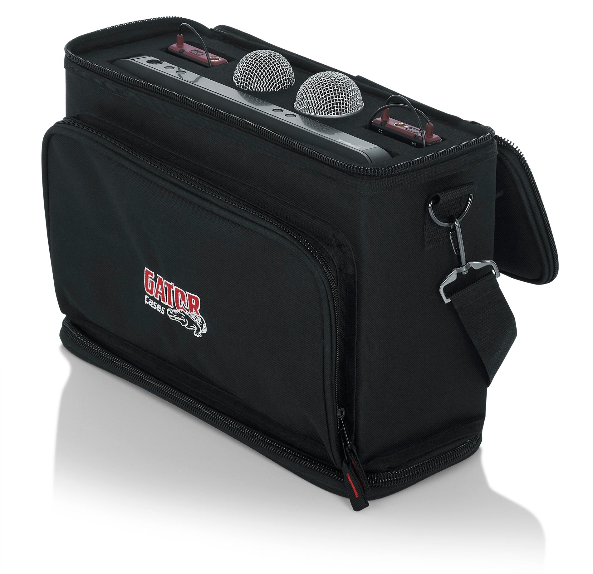GATOR GM-DUALW GM-1W Style Bag for Shure BLX Wireless System. - Carry Bag For Shure BLX And Similar Systems