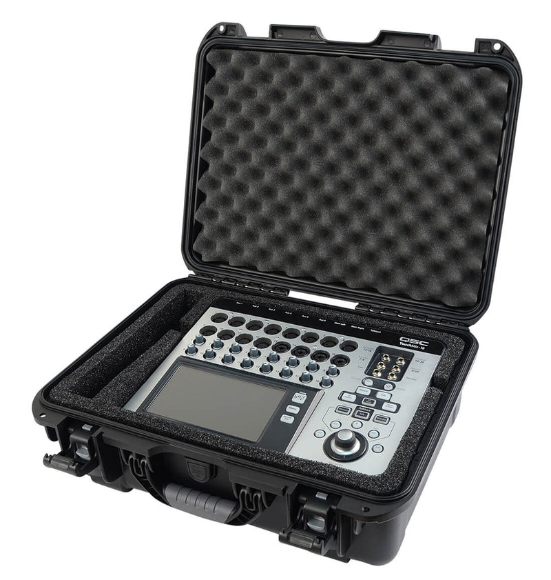 GATOR GMIX-QSCTM16-WP Fits  QSC TouchMix 16 compact digital mixer • Interior Dimensions: 14.30" x 12.00" x 3.60"