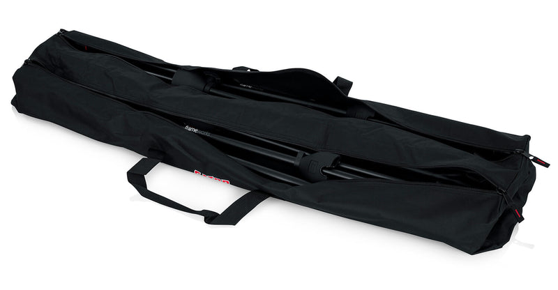 GATOR GPA-SPKSTDBG-50DLX Dual Compartment Speaker Stand Bag with 50 inch interior.