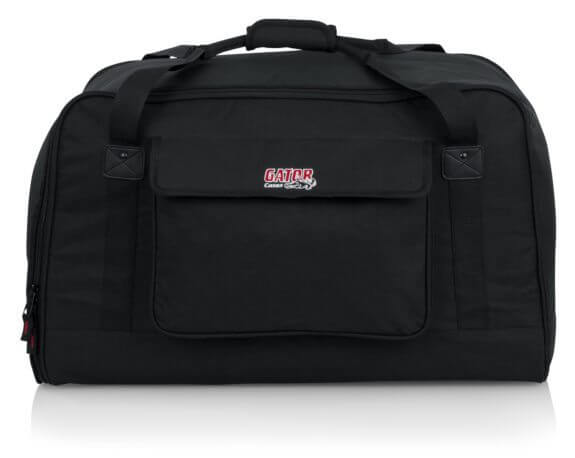 GATOR GPA-TOTE15 Same features as model GPA-TOTE8 but designed to fit most popular 15” speaker cabinets including QSC K15, Turbosound iQ15, and Yamaha DRX15