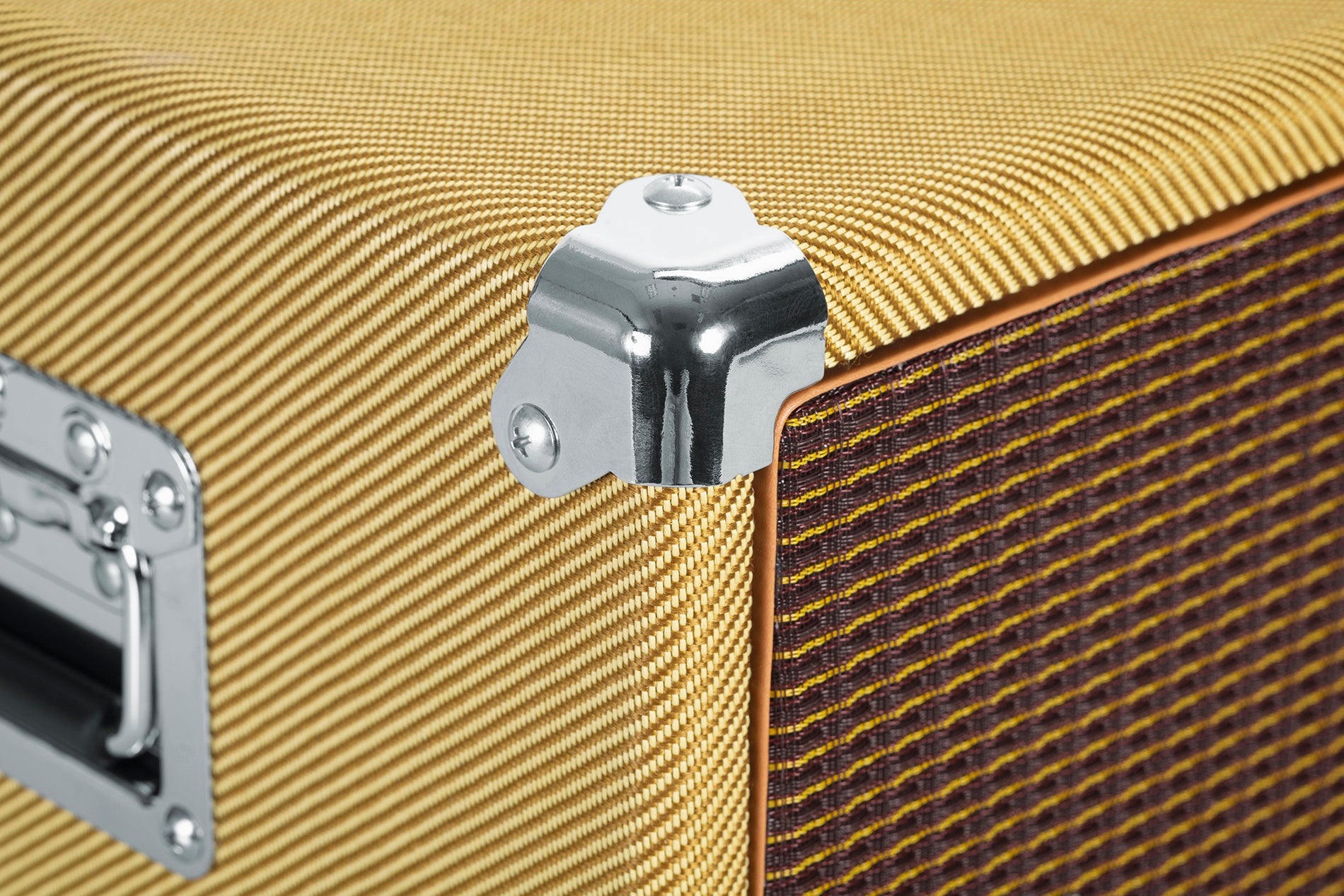 GATOR GR-RETRORACK-3TW 3U Vintage Amplifier Style, Tweed. - Vintage Amp Vibe Rack Case – 3U Tweed