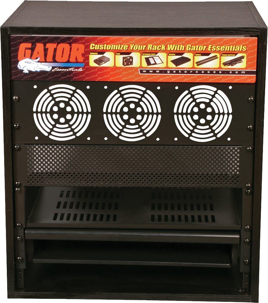 GATOR GR-STUDIO-12U 12 space 19” Studio rack cabinet - 12U Studio Rack