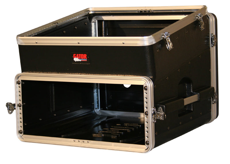 GATOR GRC-10x4 10 spaces on tilt, 4 spaces below. 19" Polyethylene Rack - 10U Top, 4U Side Console Rack