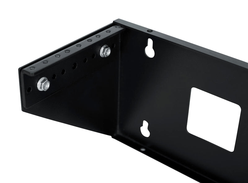 GATOR GRW-VRM2U 2U Rack with wall mounting plate - 2U Vertical Metal Wall Rack