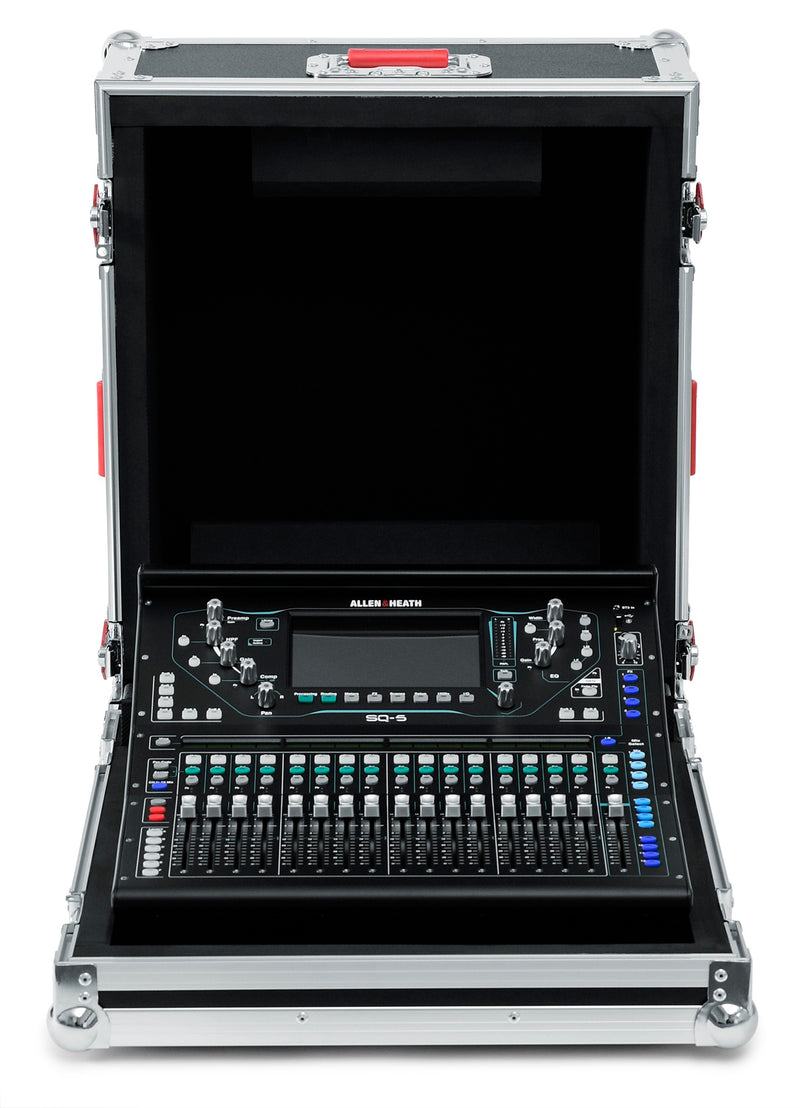 GATOR G-TOURAHSQ5NDH Custom fit for Allen & Heath SQ5. No doghouse. - Road Case For The Allen & Heath SQ-5 Mixer