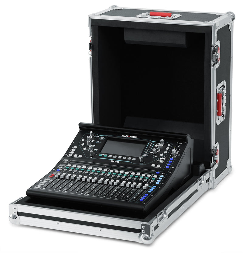 GATOR G-TOURAHSQ5NDH Custom fit for Allen & Heath SQ5. No doghouse. - Road Case For The Allen & Heath SQ-5 Mixer