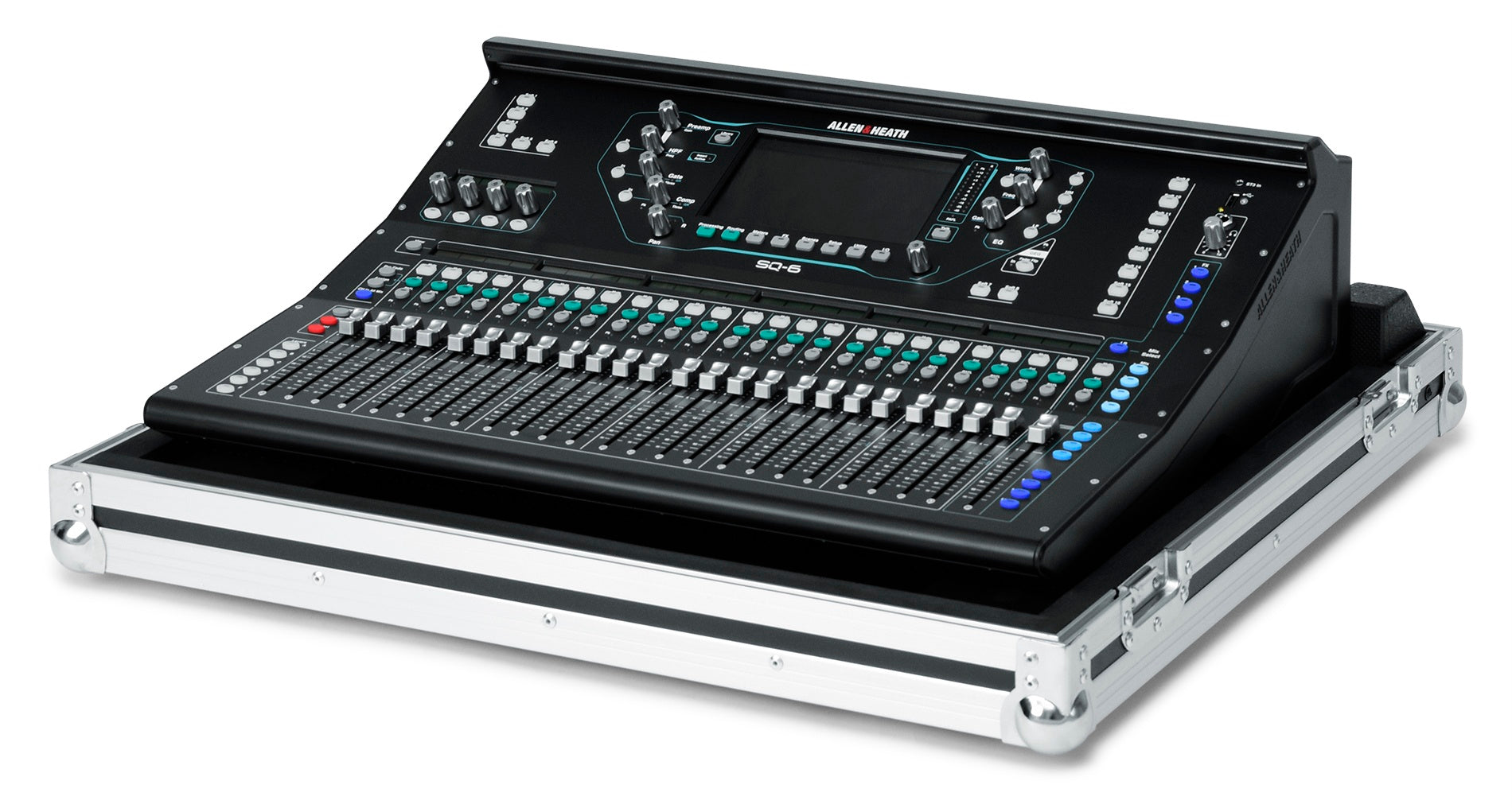 GATOR G-TOURAHSQ7 Custom fit for Allen & Heath SQ7. Includes doghouse. - G-Tour Custom Flight Case – Allen & Heath Sq-7