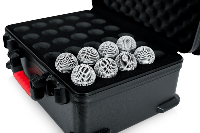GATOR GTSA-MIC30 Similar features as GSTA-MIC15, Fits 30 microphone drops. - Case W/ Drops For (30) Mics