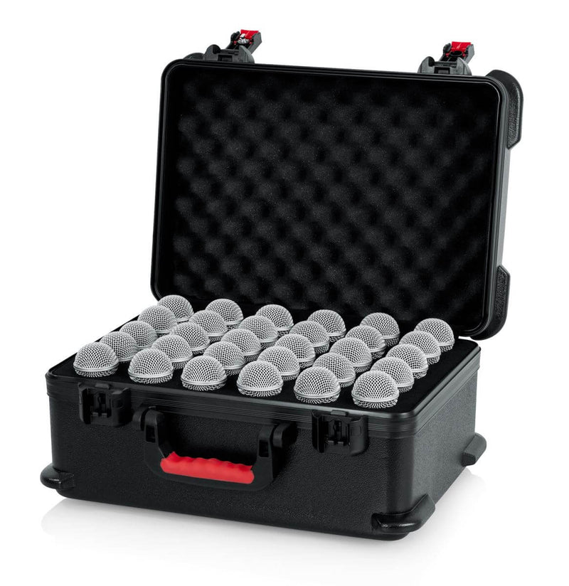GATOR GTSA-MIC30 Similar features as GSTA-MIC15, Fits 30 microphone drops. - Case W/ Drops For (30) Mics