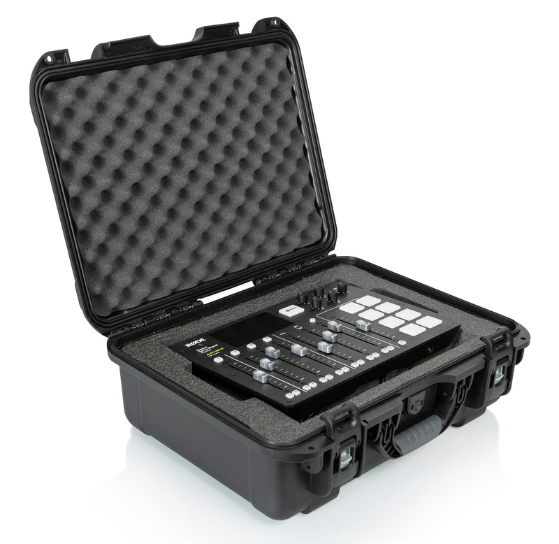 GATOR GWP-TITANRODECASTER2 Titan series case for Rodecaster Pro & two mics - Titan Case For RODEcaster Pro & Two Mics