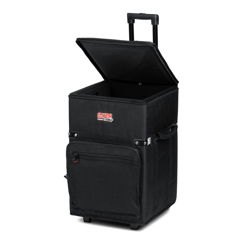 GATOR GX-20 Cargo Case with Lift-Out Tray, Wheels, Retractable Handle • Interior Dimensions: 13.5"X12.75"X14"