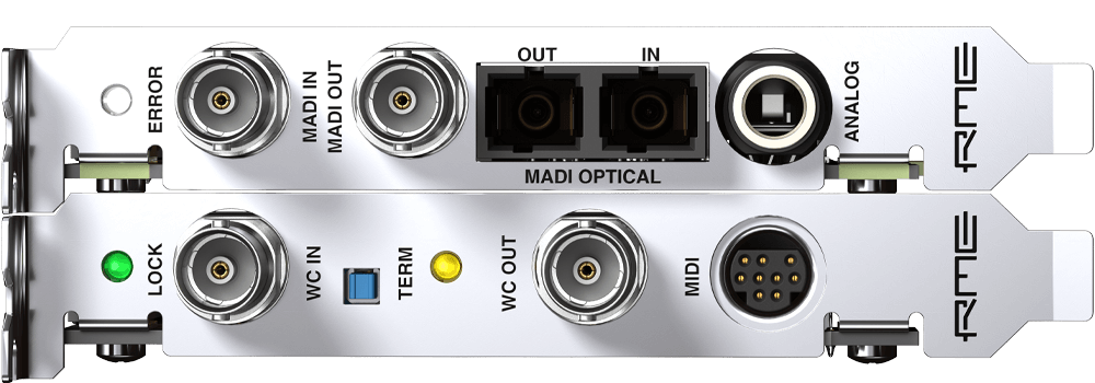 RME HDSPe MADI - 24 Bit / 192 kHz, 2 x 64-channel PCI Express Car - RME HDSPe MADI PCIe Express Card