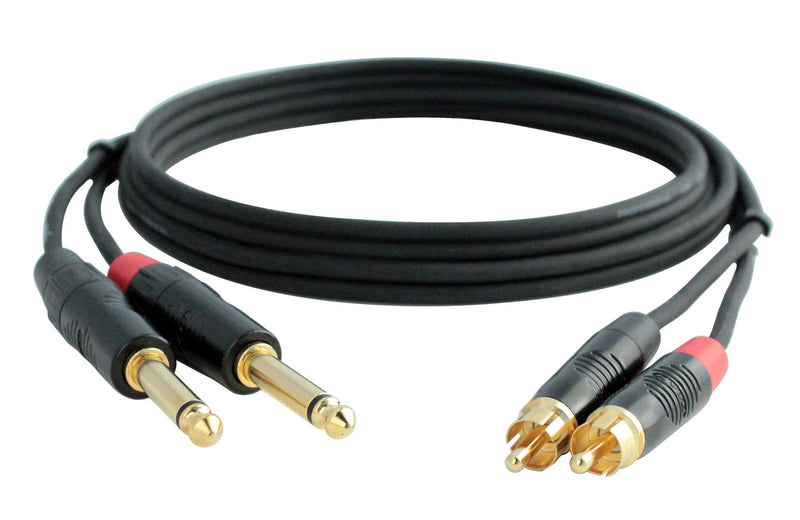 DIGIFLEX HE SERIES Cable 2 RCA / 2 1/‘4" TS