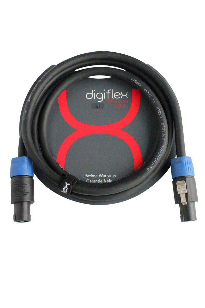 Digiflex HLN4-14/4-25 Cable Speaker - HLN4 Performance Series NL4 speakON Cables HLN4-14/4-25
