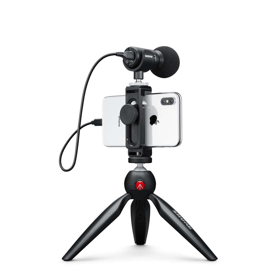 Shure MV88+DIG-VIDKIT - Premium Stereo Condenser Mic with Mobile Accessory Kit