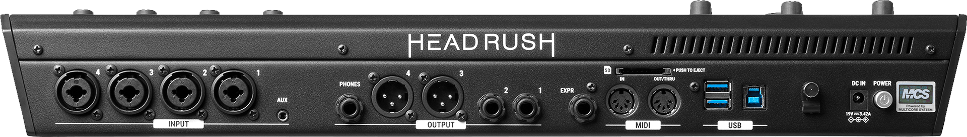 HEADRUSH LOOPERBOARD - PROFESSIONAL 4 TRACK LOOPER GUITAR PEDAL