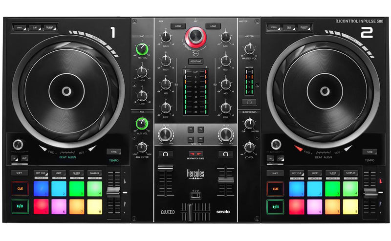 HERCULE DJ DJCONTROL INPULSE-500 - DJ Controller DJUCED & Serato compatible