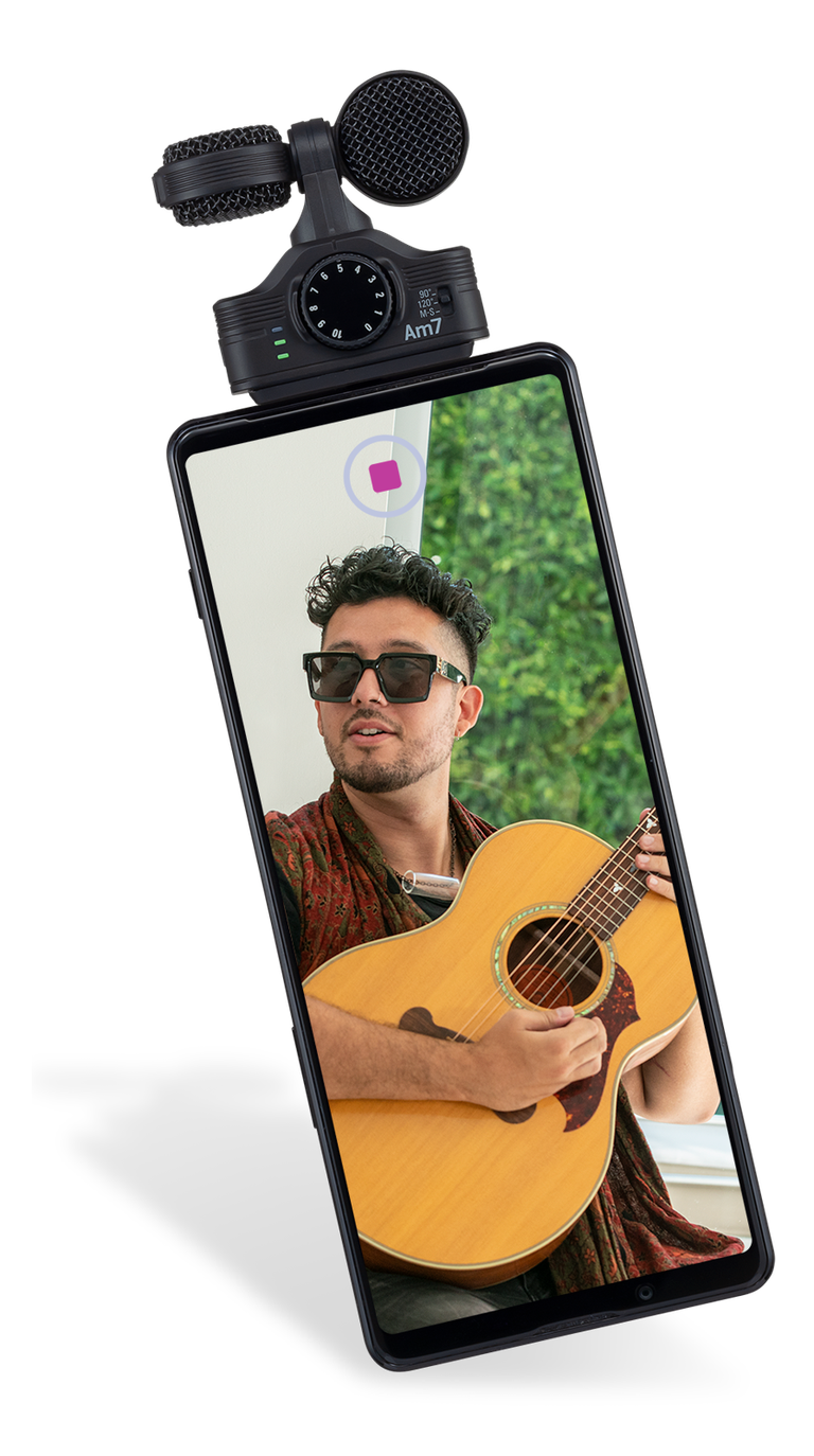 ZOOM AM7 - High-quality microphone for Android devices