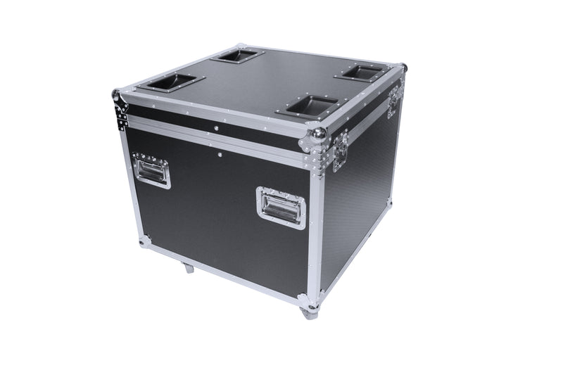 PROX-XS-UTL6 - Heavy Duty Utility Trunk Case W-Caster Cups 4 4" Casters 29.5" x 29.5" x 29" - 8.75 Cu.Ft.