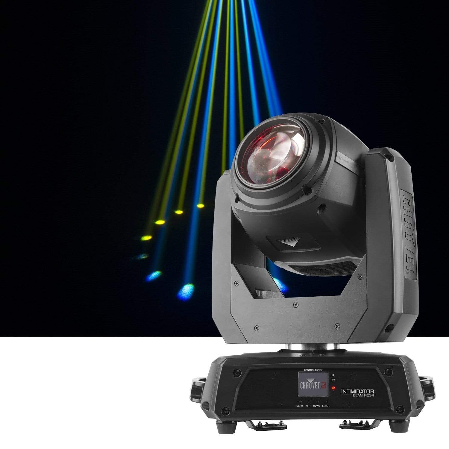 CHAUVET INTIMBEAM-140-SR Led moving head - Chauvet DJ INTIMIDATOR BEAM 140SR Cutting-Edge Moving Head Beam Fitted With An Intense 140 W Discharge Light Engine