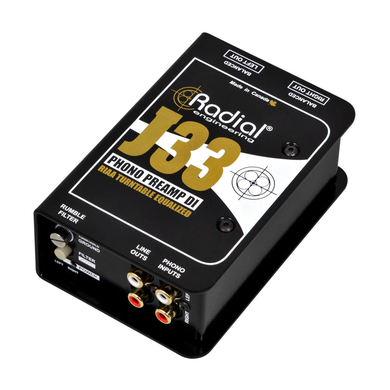 Radial J33 - Radial Engineering J33 Turntable Preamp & Direct Box