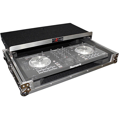 PROX-X-NVLT DJ Controller Road Case - Flight Case for Numark NV NVii and Mixtrack Pro 3 Digital Controller W-Sliding Laptop Shelf