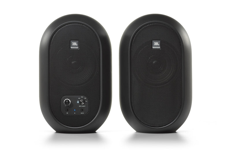 JBL 104-BT - Compact reference desktop monitors with bluetooth - Stereo pair. Black.
