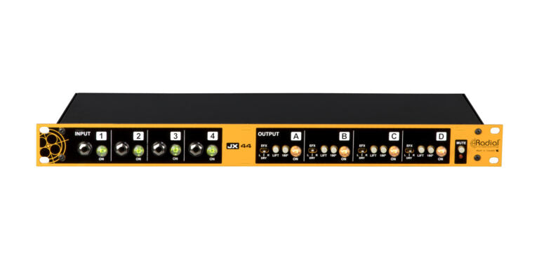 RADIAL JX44 V2 - Guitar, Amp, & FX Signal Manager