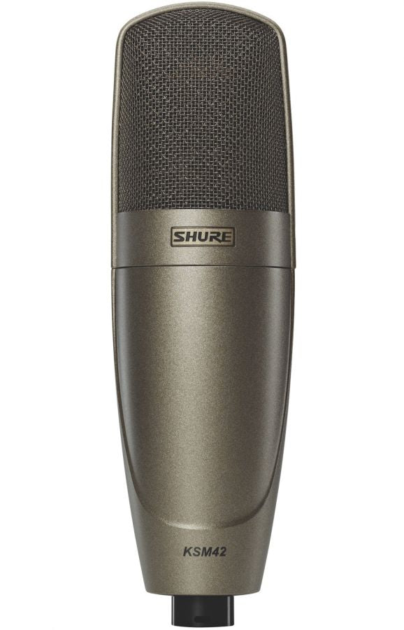 Shure KSM42/SG - Cardioid Condenser Microphone with A42SM & Case -Sable Grey