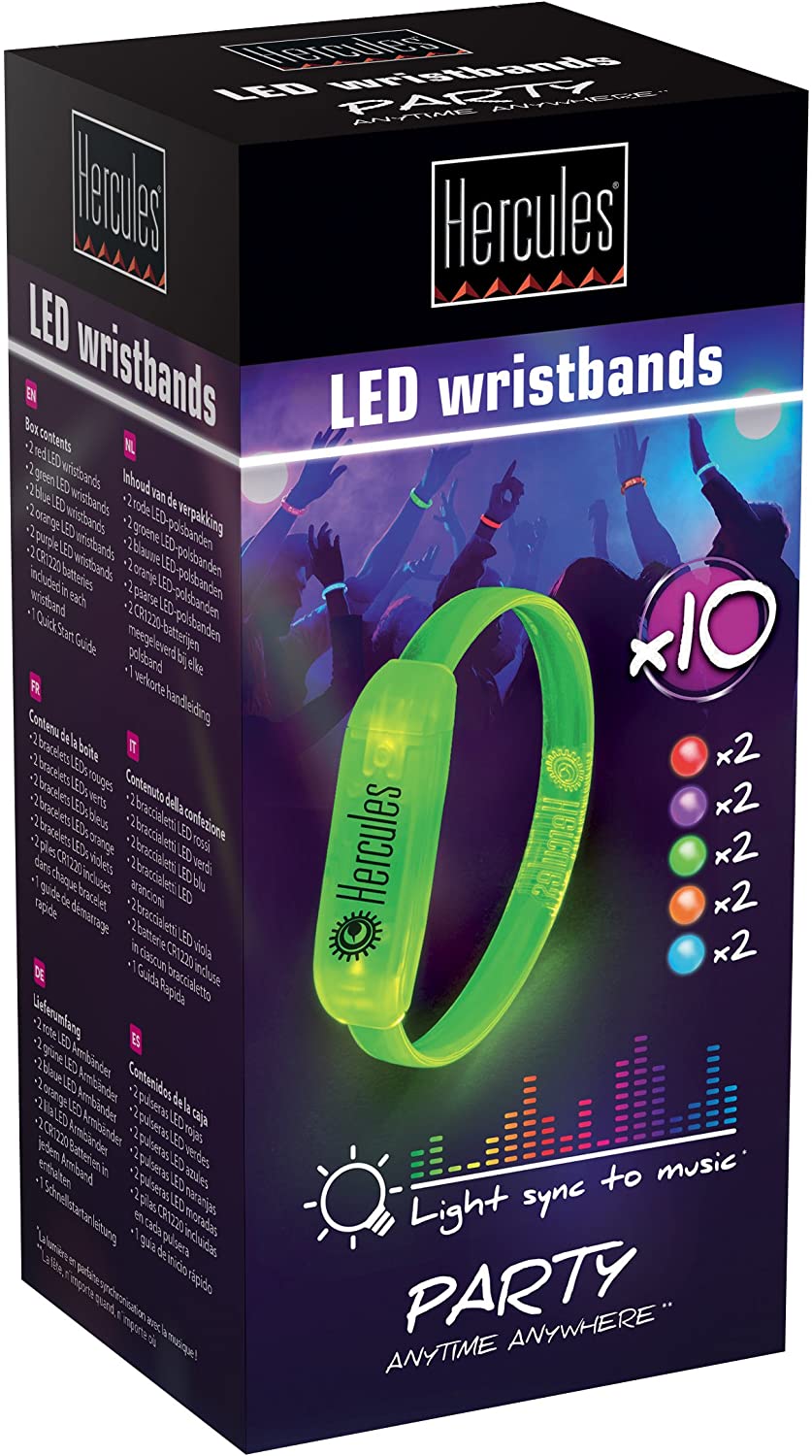 HERCULE DJ LED-WRISTBAND - DJ party accessories