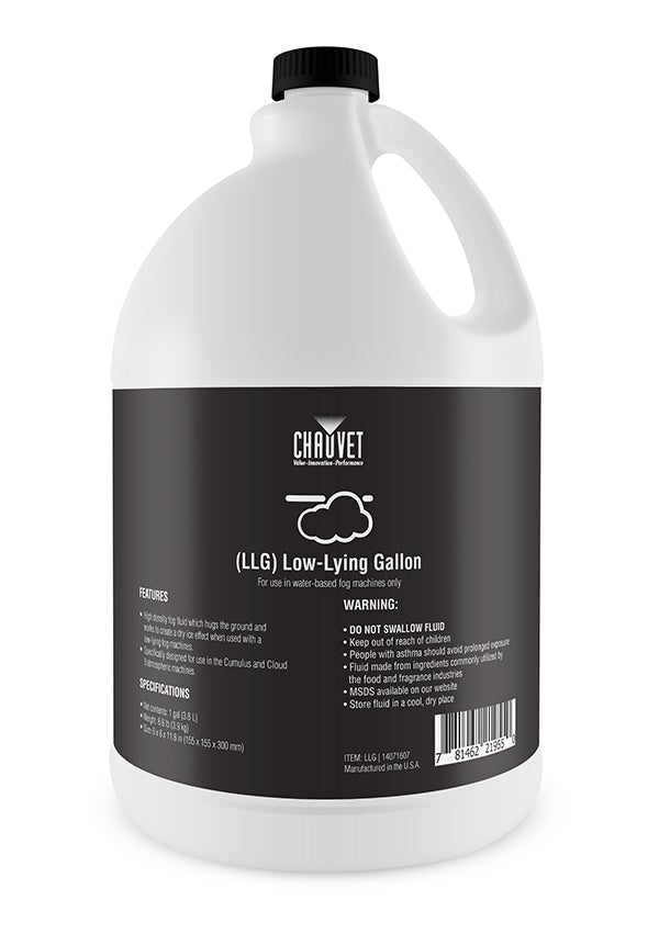 CHAUVET PRO LLG - Chauvet Professional LLG Low-Lying Fog Formula - Gallon