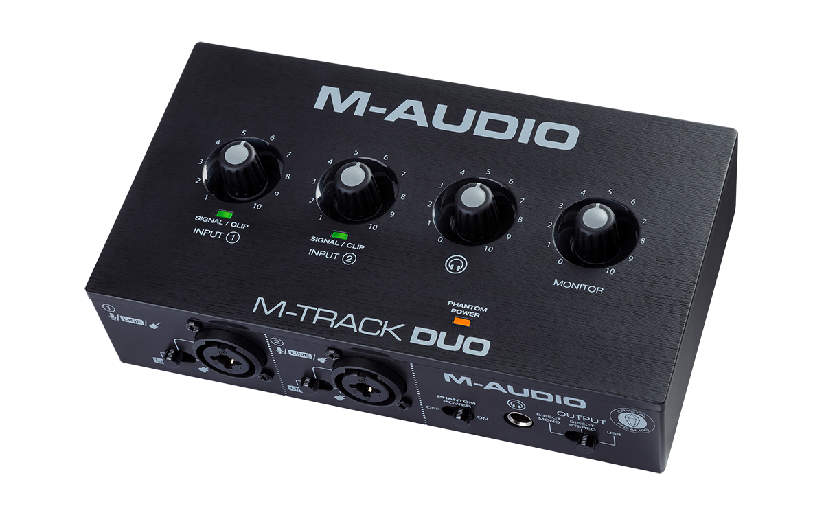 M-AUDIO MTRACK DUO - 2-Channel USB recording interface for Mac and PC