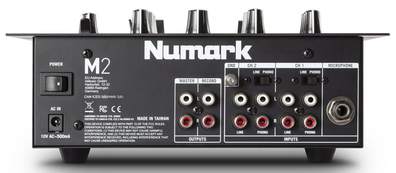 NUMARK M2 BLACK - DJ mixer with 2 channels