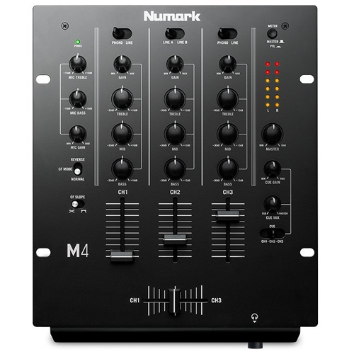 NUMARK M4 BLACK DJ mixer with 4 channels